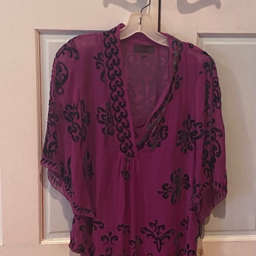 Brand new  silk blouse with tags xs